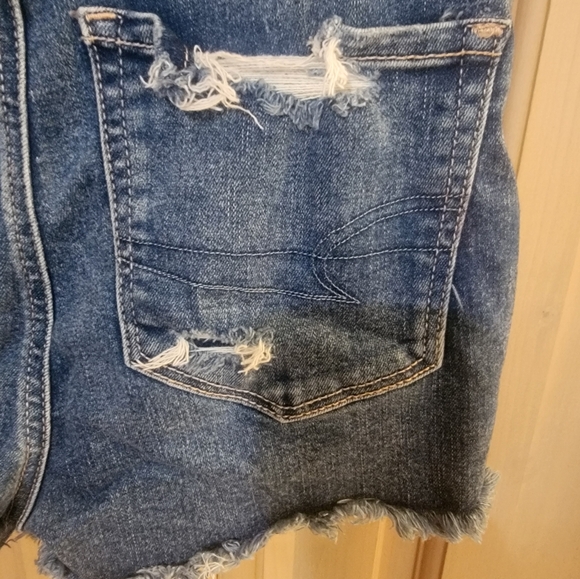 Misses Sz 4 American Eagle High V-rise Shorts Next Level Stretch - Picture 4 of 7